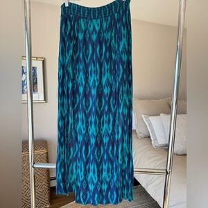 Women's Maxi Skirt - Xhilaration (Juniors') Navy Blue Green (size M)